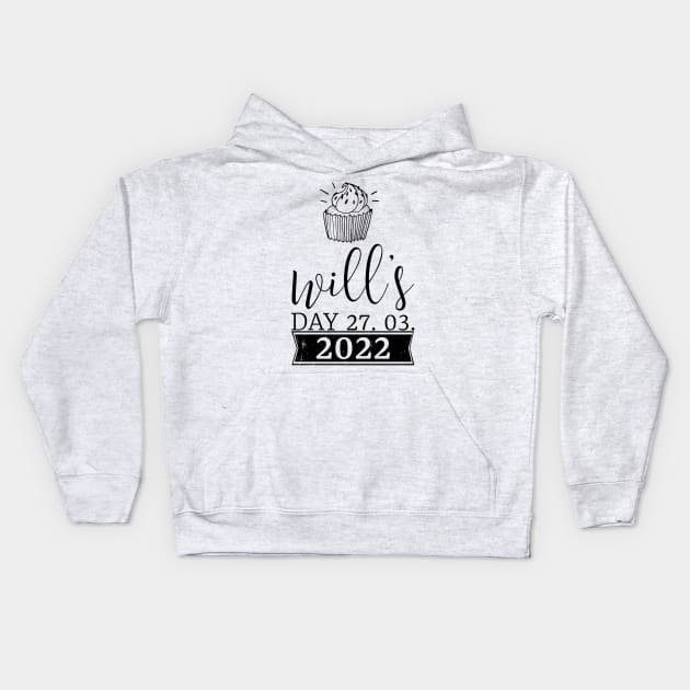 SlapWill Smith will's slap day, March 2022 Kids Hoodie by Magination